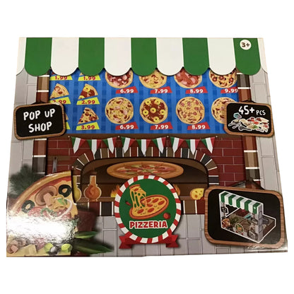 Chad Valley Pop Up Shop Pizzeria role play set with 45+ pieces. Pretend pizza making fun for kids aged 3+. Shop now at New, Used and More!