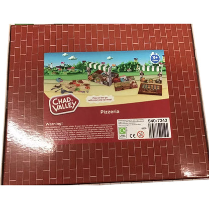 Chad Valley Pop Up Shop Pizzeria role play set with 45+ pieces. Pretend pizza making fun for kids aged 3+. Shop now at New, Used and More!