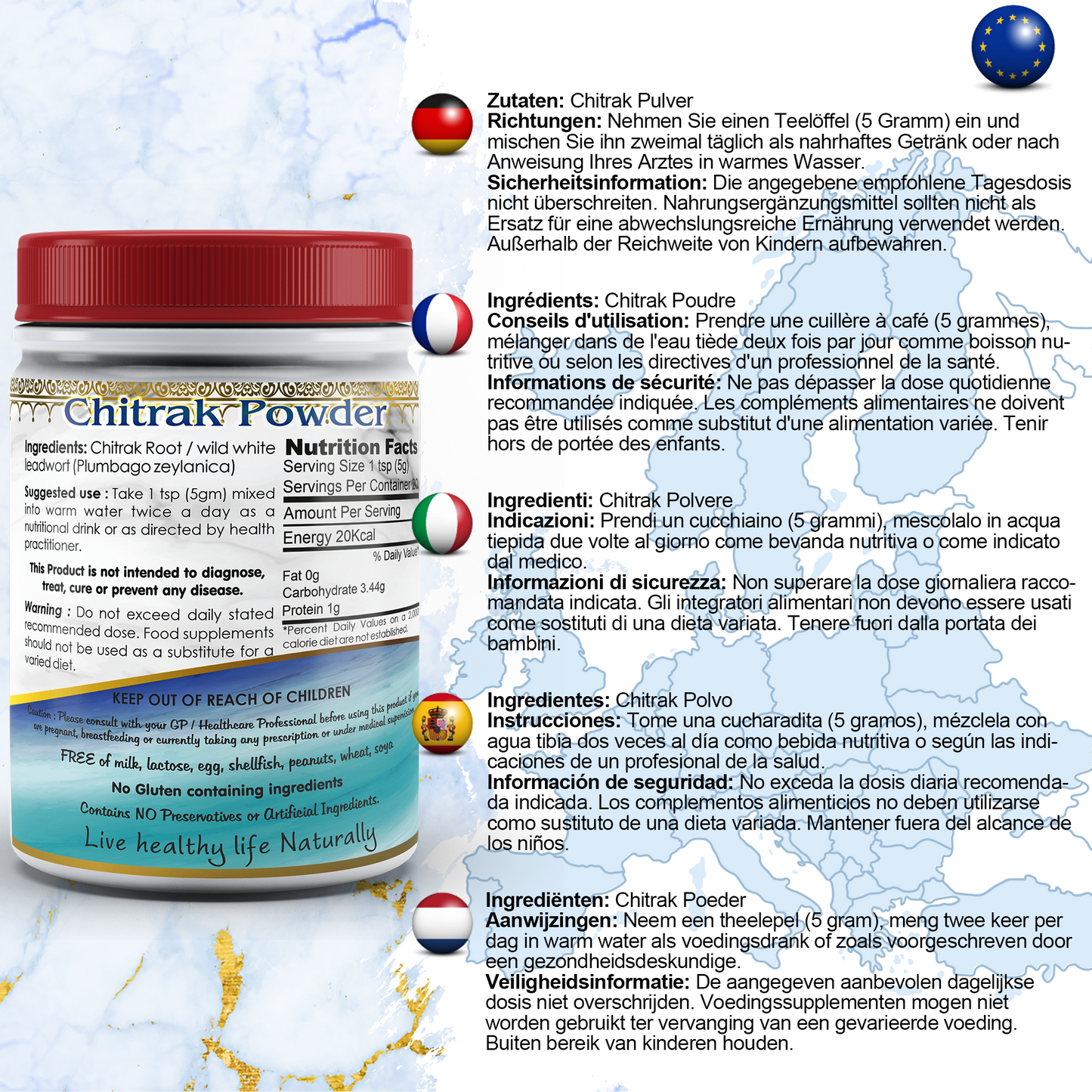 Chitrak Powder (Plumbago zeylanica)