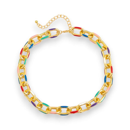 Amnesia Jewellery | Chunky Paperclip Fashion Necklace