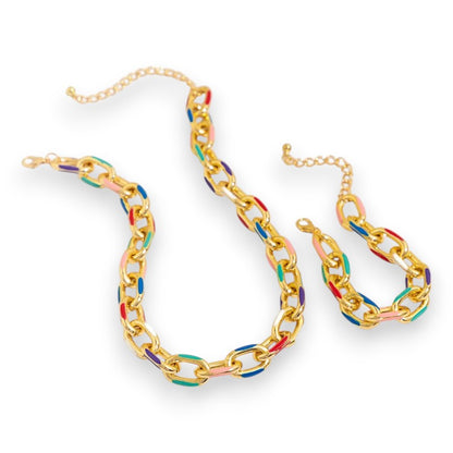 Amnesia Jewellery | Chunky Paperclip Fashion Necklace