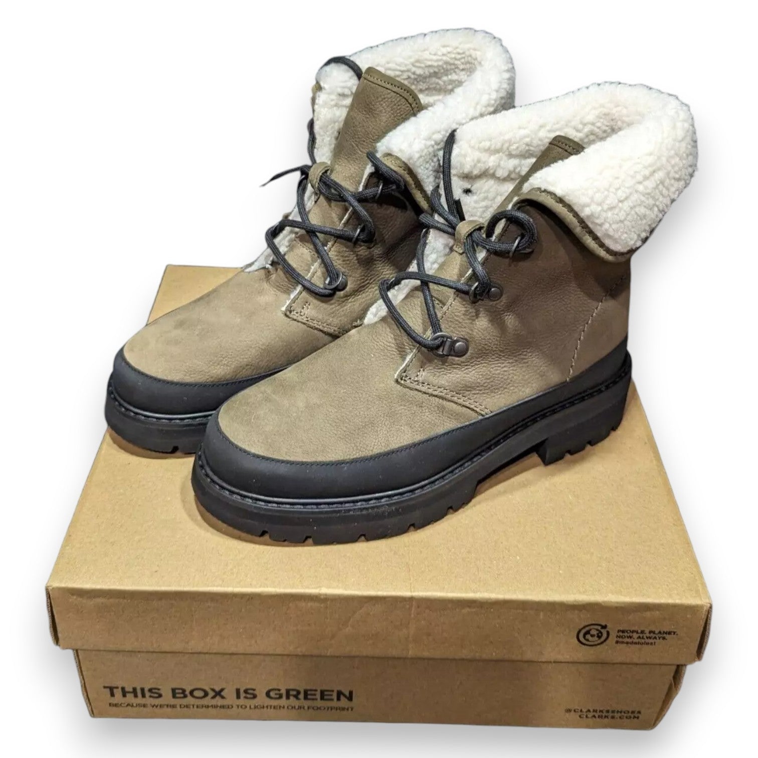 Clarks Ladies Orianna Turn Boots — warm lined, durable & stylish. Perfect winter footwear for comfort and grip. Shop New, Used and More!