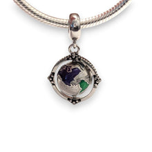 Coloured Globe Dangle Charm