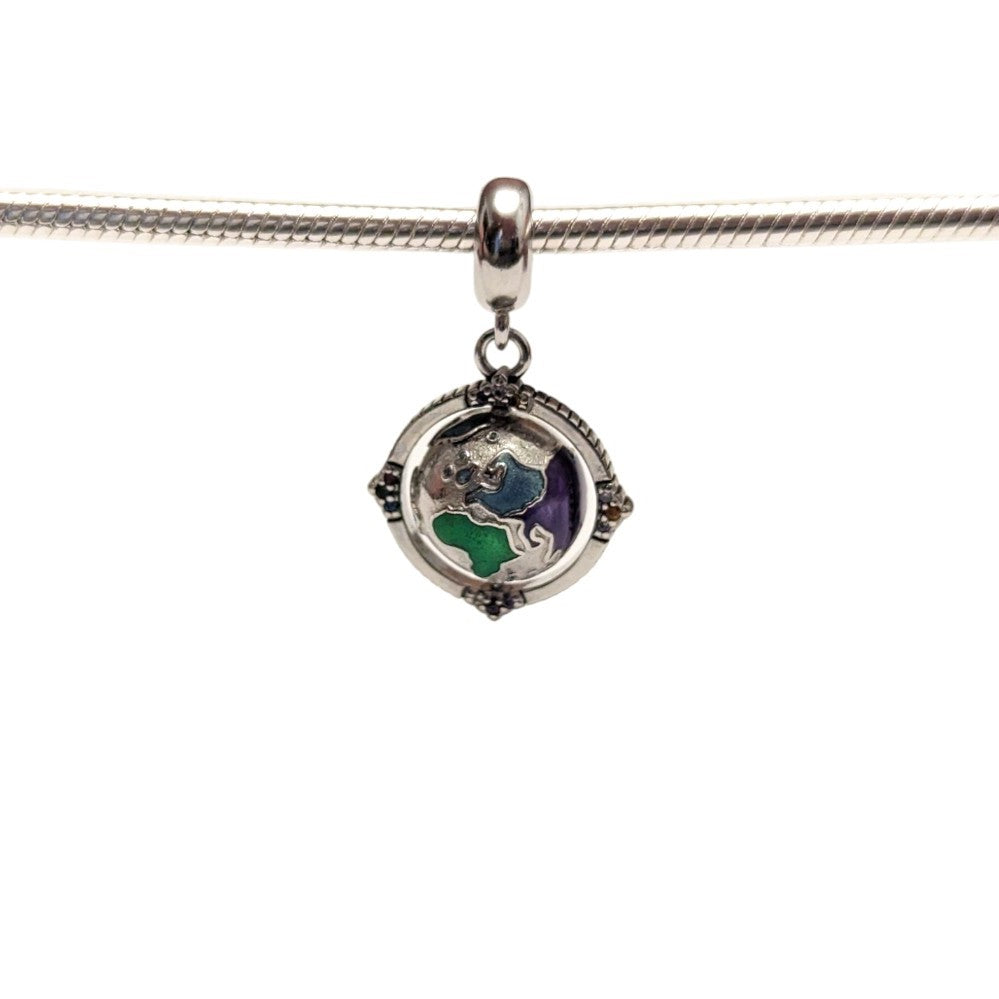Coloured Globe Dangle Charm