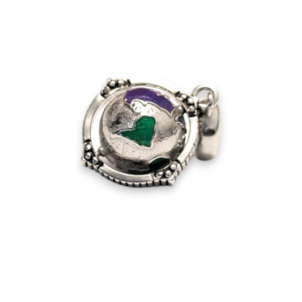 Coloured Globe Dangle Charm