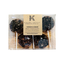 Cookies & Cream Lollipops | Milk Chocolate | 5pk