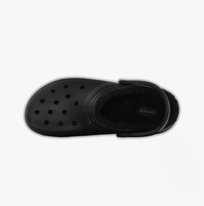Crocs 203591-060 CLASSIC LINED Unisex Clogs Black