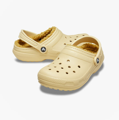 Crocs CLASSIC LINED Unisex Clogs Sesame