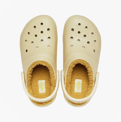 Crocs CLASSIC LINED Unisex Clogs Sesame