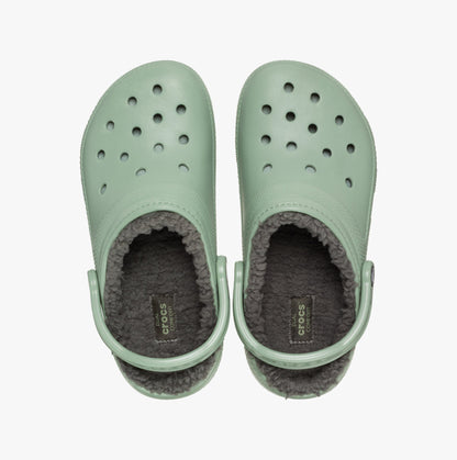 Crocs 203591-3WP CLASSIC LINED Unisex Clogs Moss/Multi