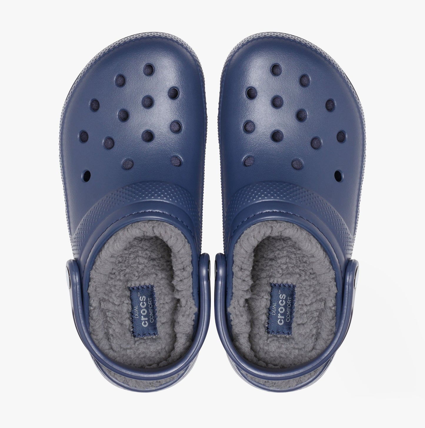 Crocs 203591-459 CLASSIC LINED Unisex Clogs Navy/Charcoal