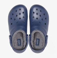 Crocs 203591-459 CLASSIC LINED Unisex Clogs Navy/Charcoal