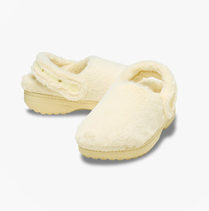 Crocs CLASSIC UNFURGETTABLE Womens Clogs Vanilla