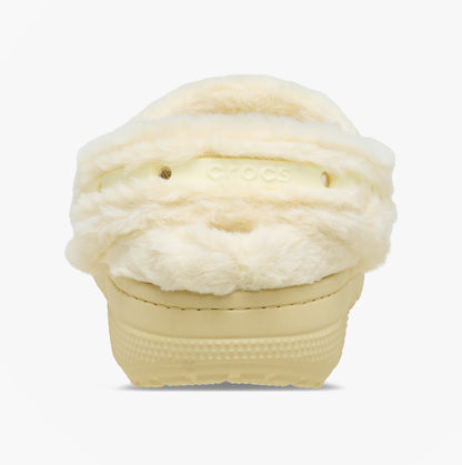 Crocs CLASSIC UNFURGETTABLE Womens Clogs Vanilla