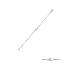 Dainty Double Heart Bracelet