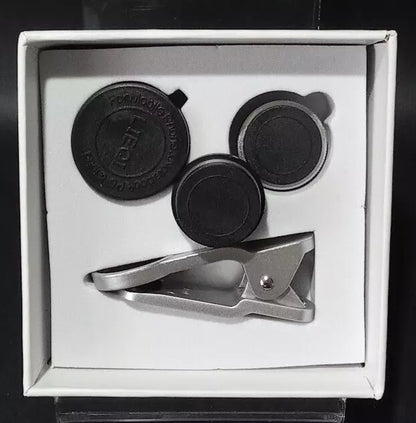 Ever Shop EV-010 Photo Lens Kit for smartphones. Wide-angle, macro and fisheye lenses for creative photography on the go. Shop now at New, Used and More!