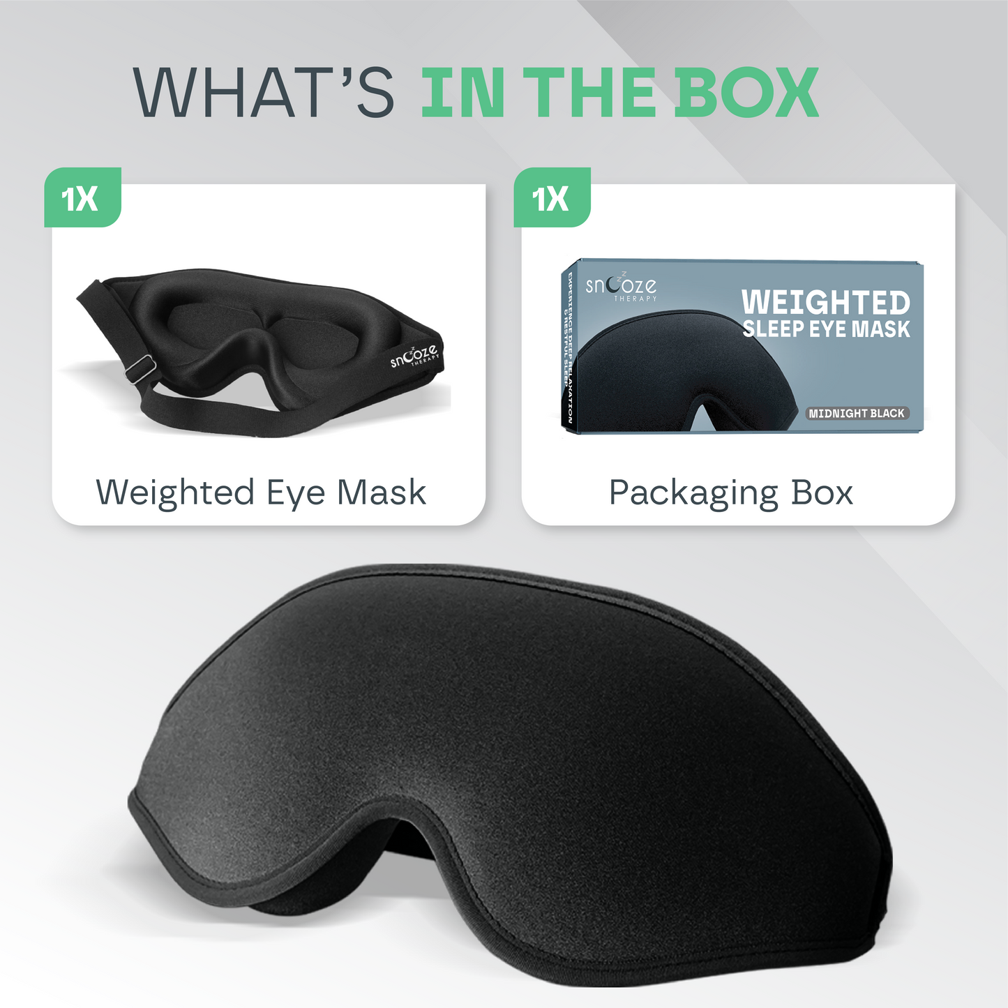 3D Weighted Eye Mask