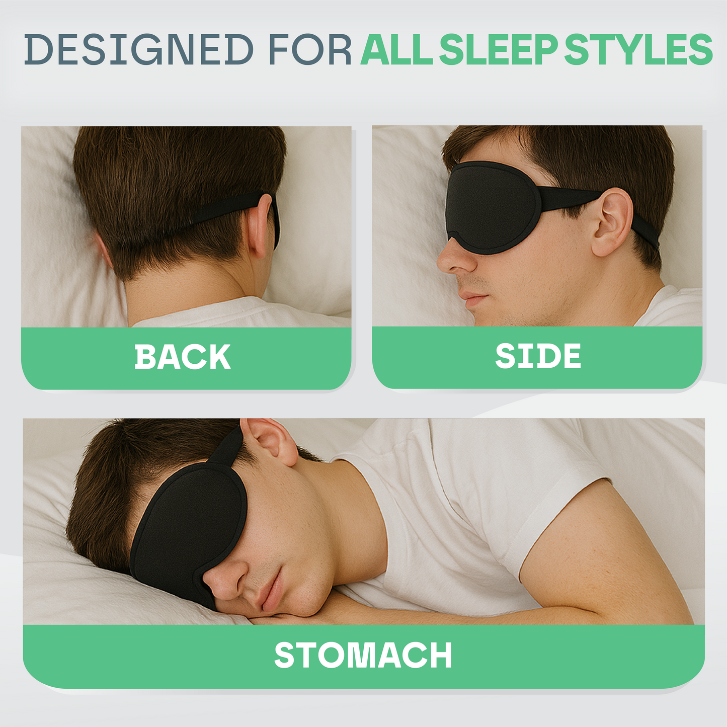 3D Weighted Eye Mask