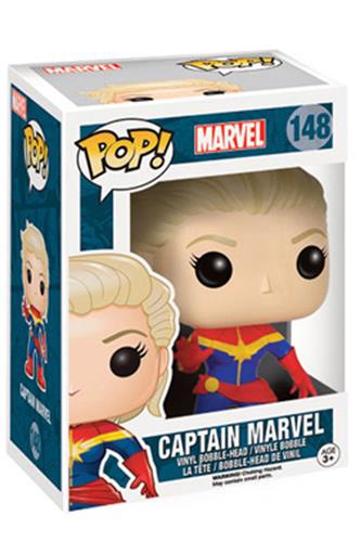 Funko Pop! Marvel Captain Marvel vinyl figure packaging