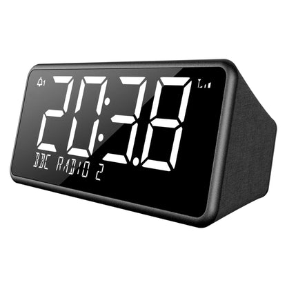 Bush Oxford DAB+/FM clock radio in sleek black. Dual alarm, clear sound & easy controls — perfect for bedside use. Shop now at New, Used and More!