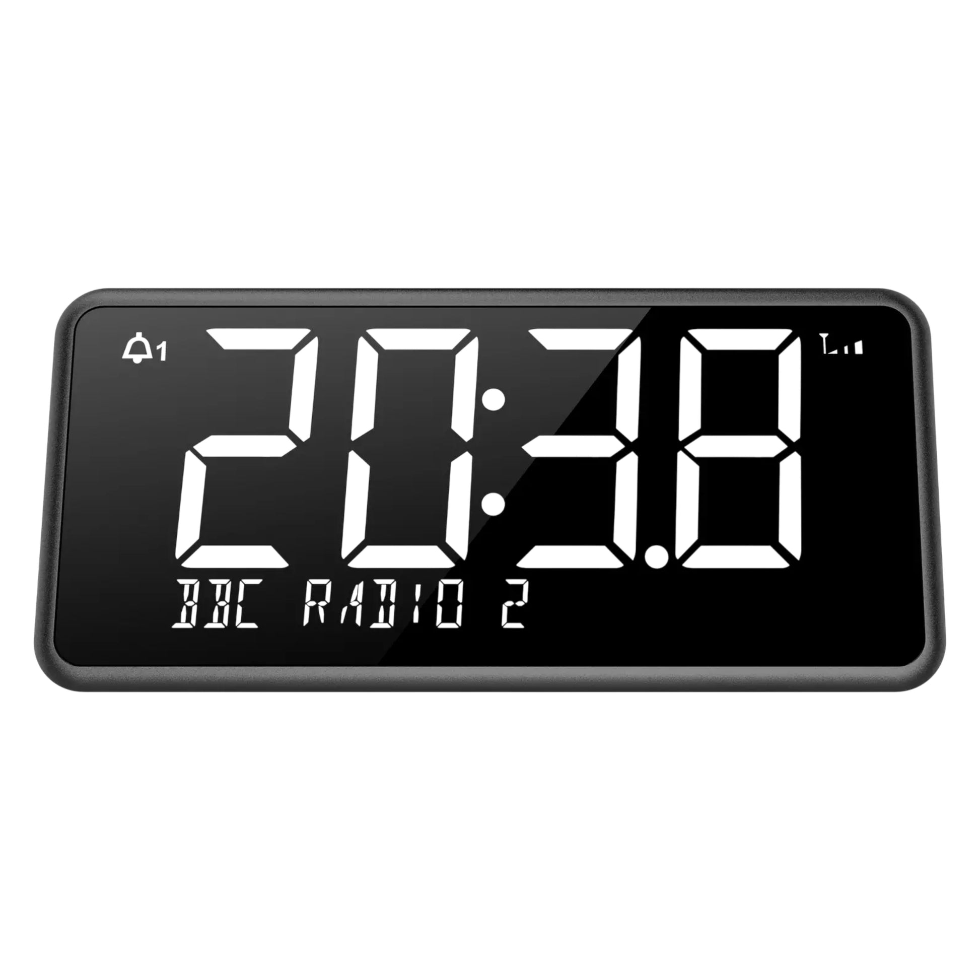 Bush Oxford DAB+/FM clock radio in sleek black. Dual alarm, clear sound & easy controls — perfect for bedside use. Shop now at New, Used and More!