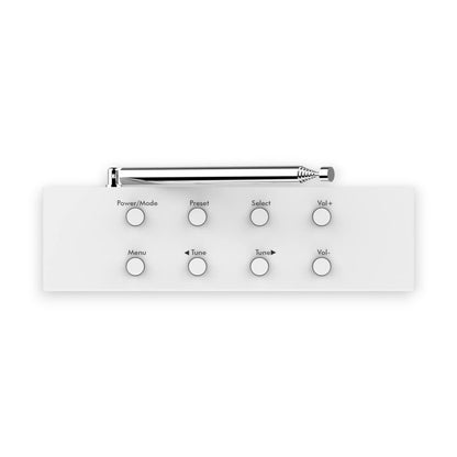 Bush compact portable DAB/FM radio in white. Clear sound, digital display & lightweight design. Perfect for home or travel. Shop now at New, Used and More!