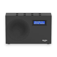 Bush compact portable DAB/FM radio in black. Clear sound, digital display & lightweight design. Perfect for home or travel. Shop now at New, Used and More!
