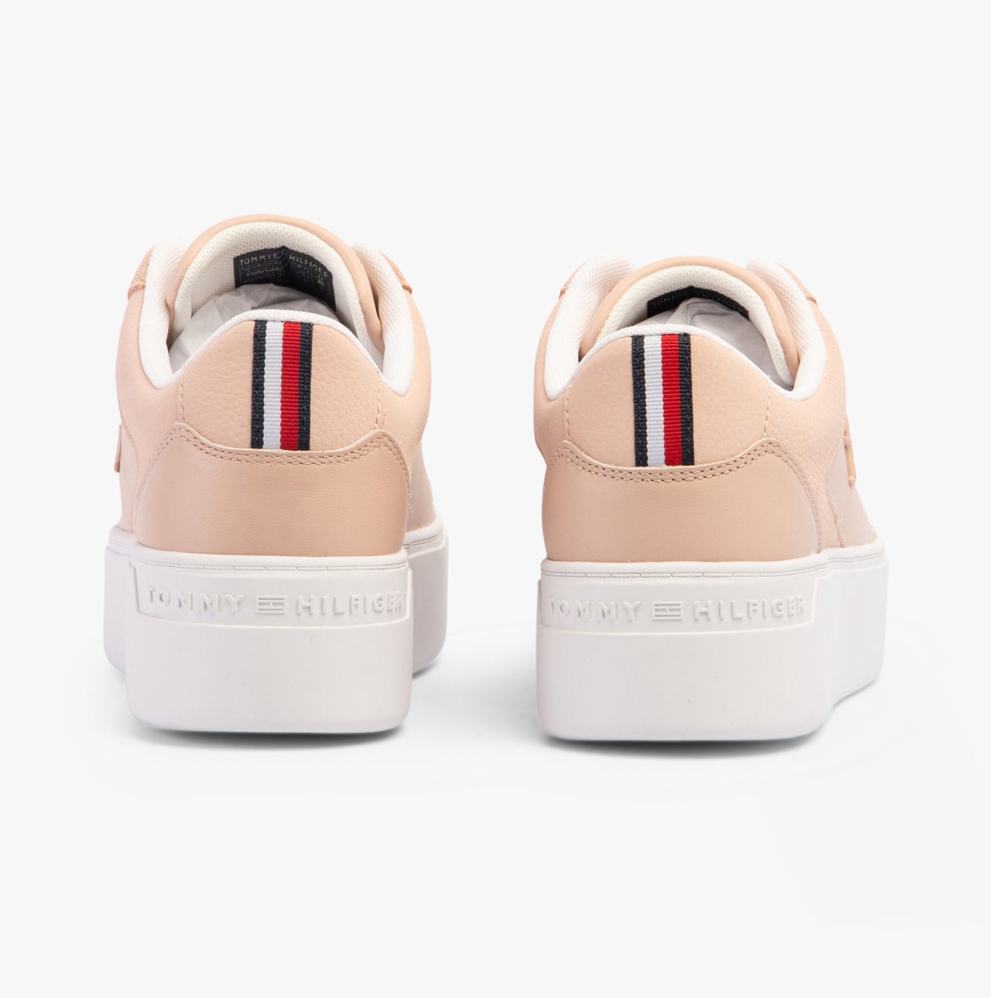 Tommy Hilfiger CASUAL CHIC PLATFORM  Womens Court Trainers Pink Bloom