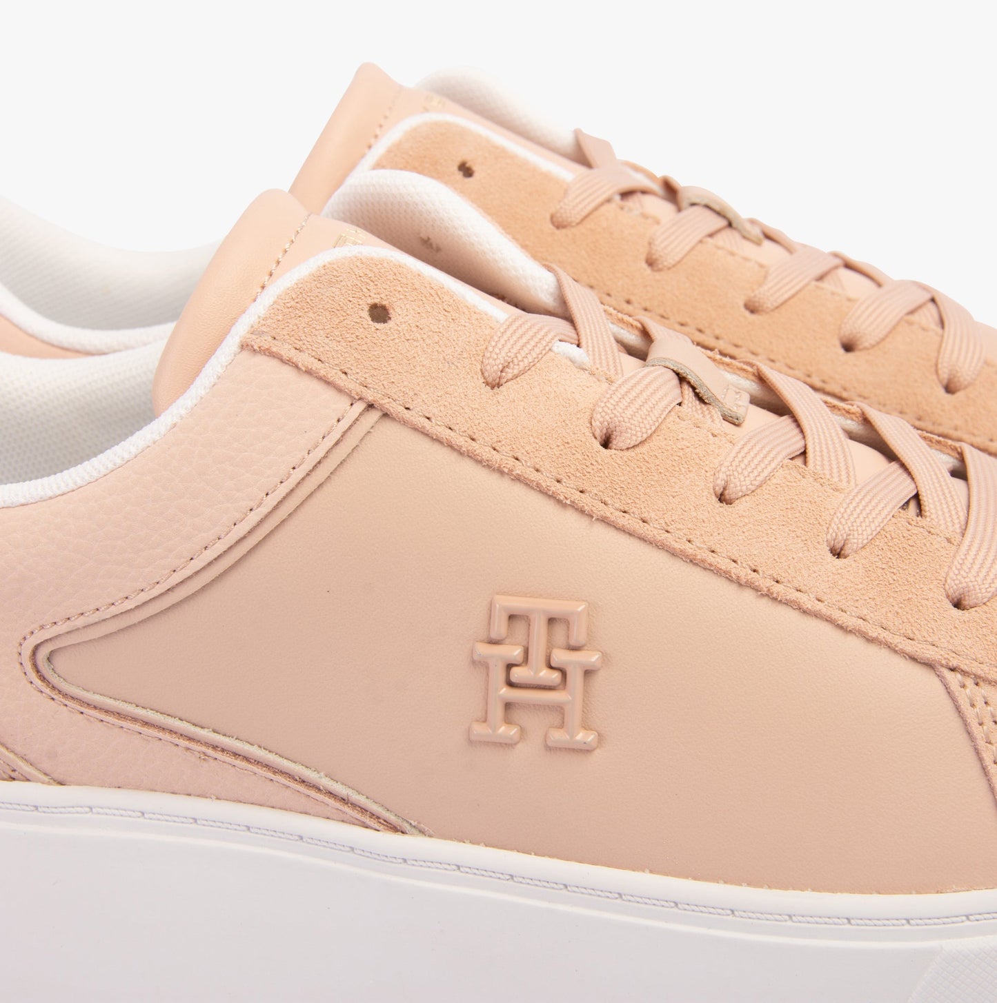 Tommy Hilfiger CASUAL CHIC PLATFORM  Womens Court Trainers Pink Bloom