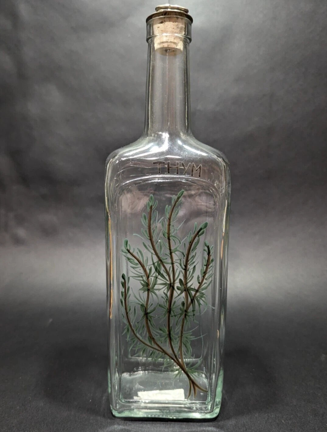 Rare French Hand Painted Olive Oil Bottle Set with Cork Stoppers | New, Used and More