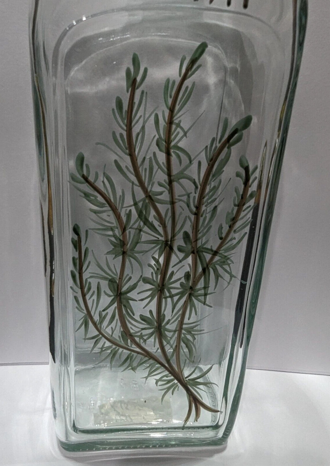 Rare French Hand Painted Olive Oil Bottle Set with Cork Stoppers | New, Used and More