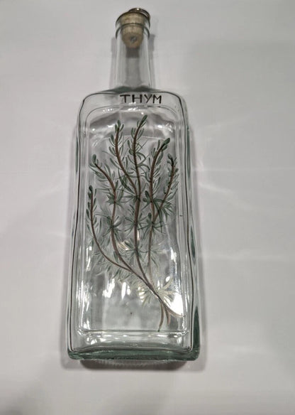 Rare French Hand Painted Olive Oil Bottle Set with Cork Stoppers | New, Used and More