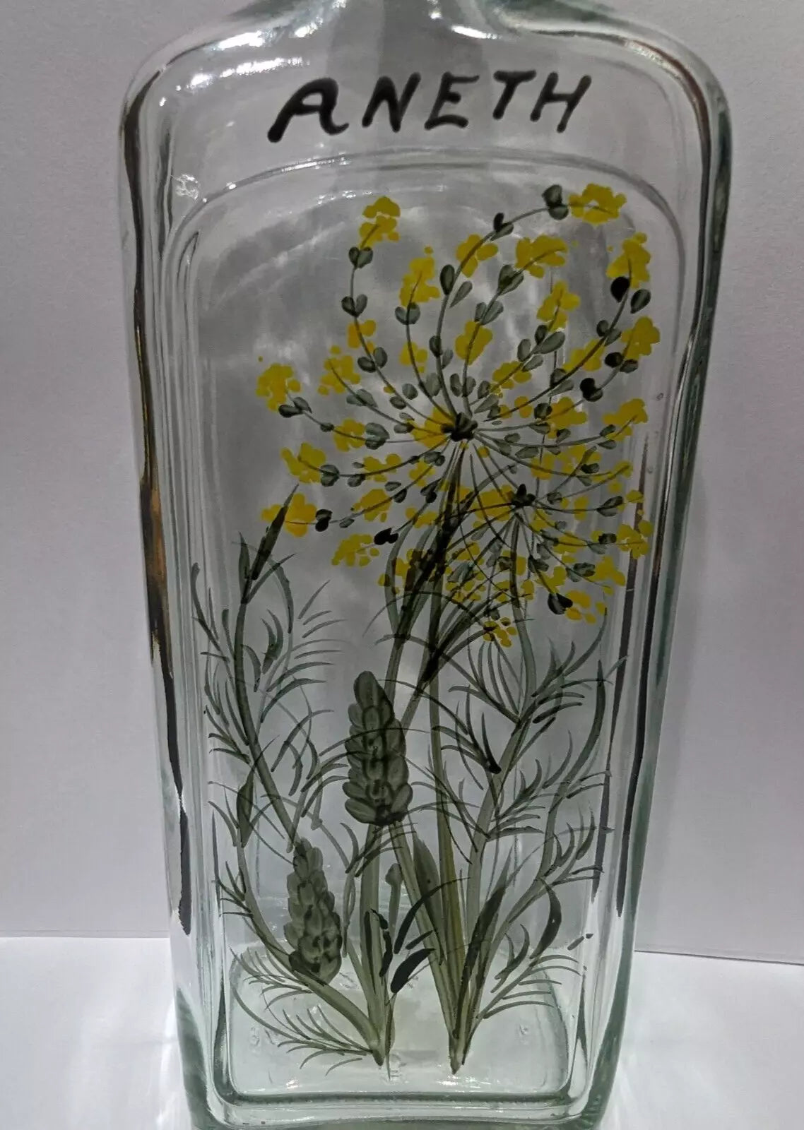 Rare French Hand Painted Olive Oil Bottle Set with Cork Stoppers | New, Used and More