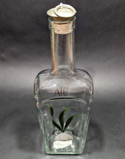 Rare French Hand Painted Olive Oil Bottle Set with Cork Stoppers | New, Used and More