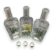 Rare French Hand Painted Olive Oil Bottle Set with Cork Stoppers | New, Used and More