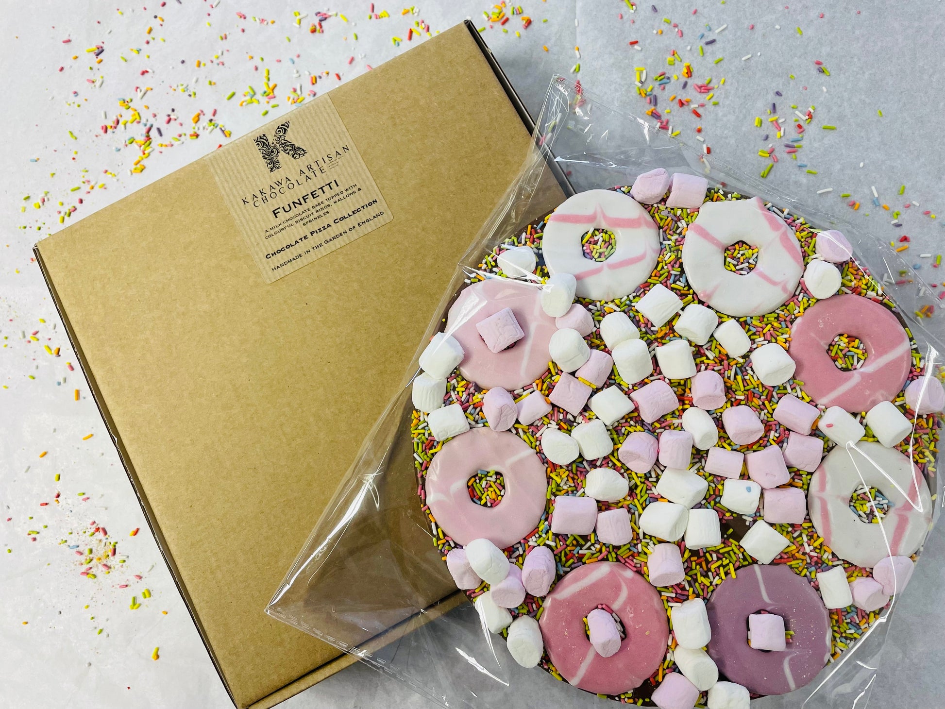 Funfetti Party Chocolate Pizza