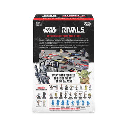 Star Wars Rivals game box with character illustrations on a white background