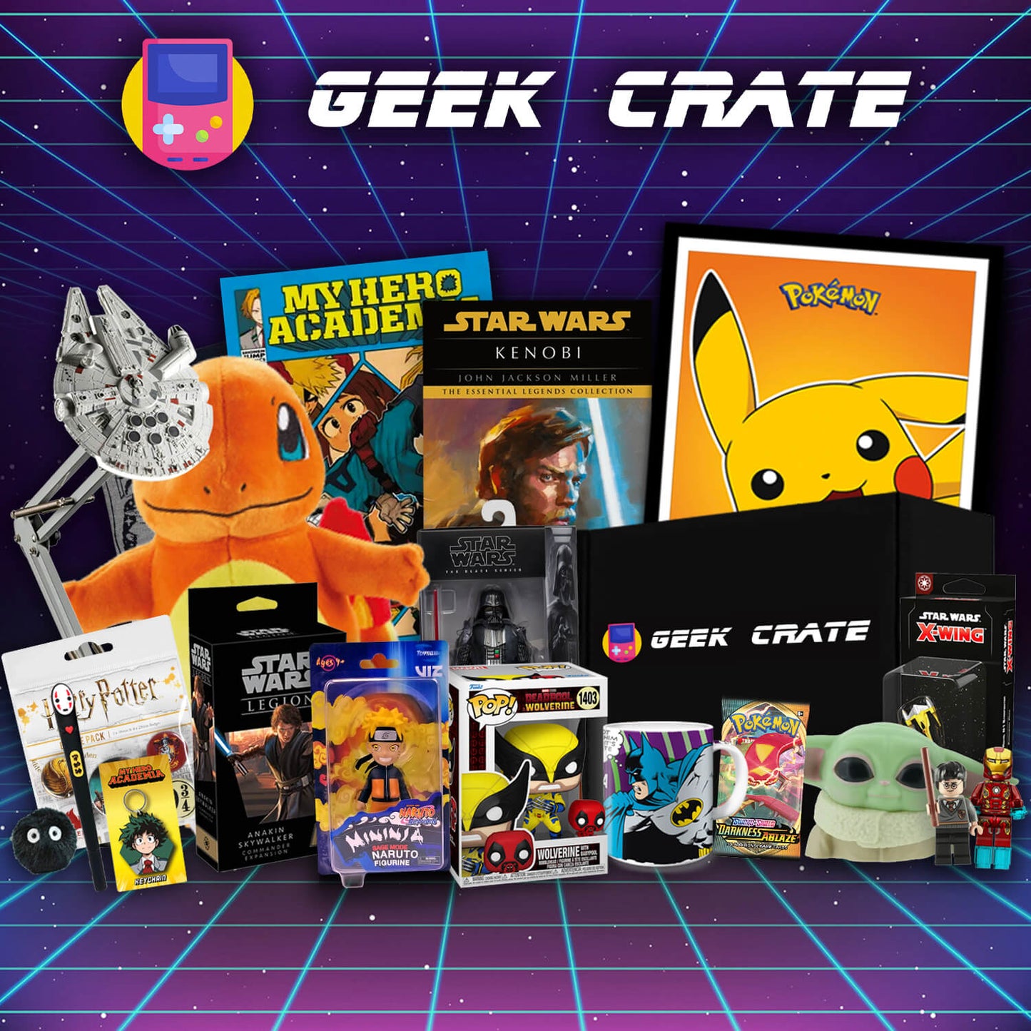 Geek and Gamer Gift Box | Figures, Artwork, Accessories & More!