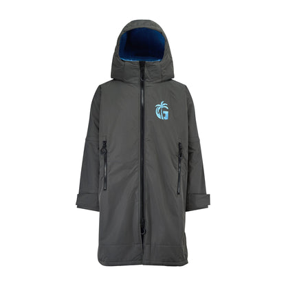Sports-Cape - Charcoal & Blue