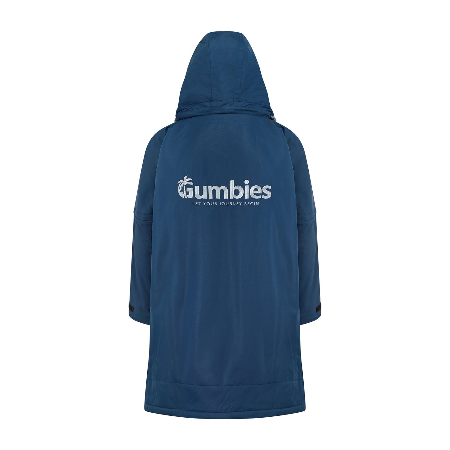 Gumbies Sports-Cape Coat - Navy & Grey
