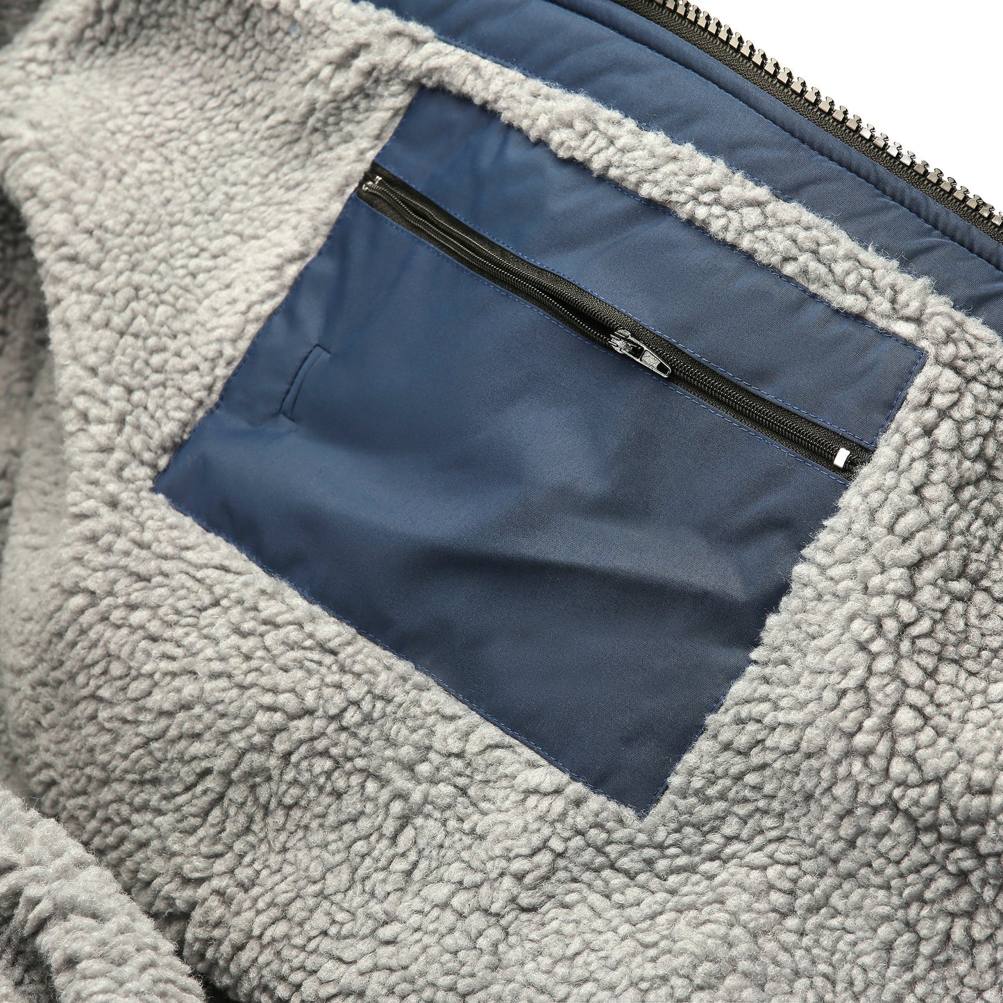 Gumbies Sports-Cape Coat - Navy & Grey