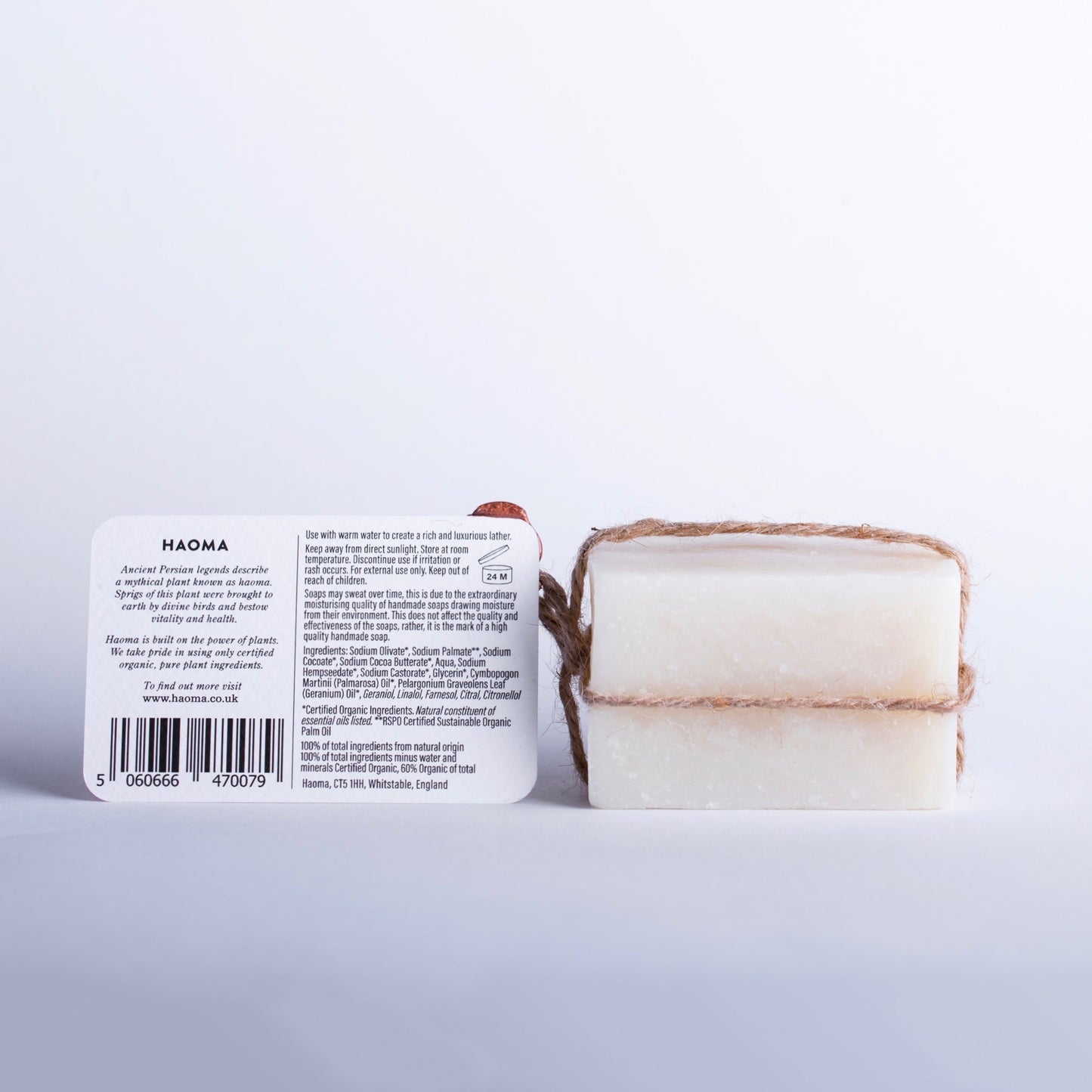 Handmade Geranium & Palmarosa Soap