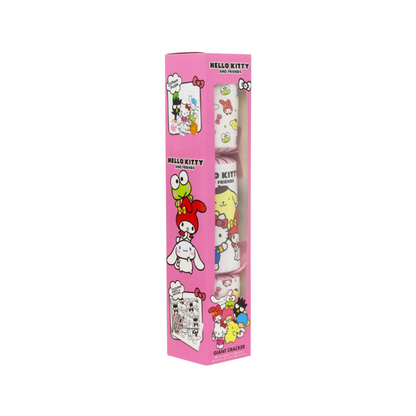 Pink packaging of Hello Kitty and friends tumblers on a white background