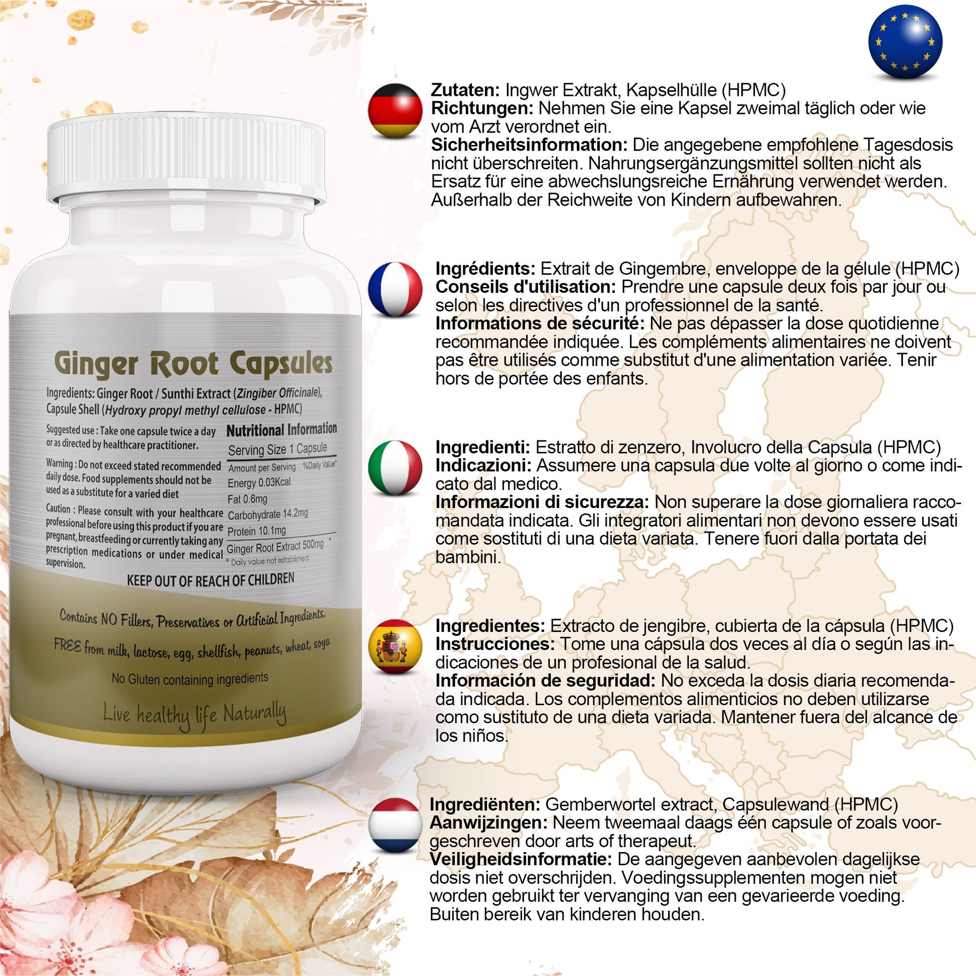 Ginger Root (Sunthi) Capsule