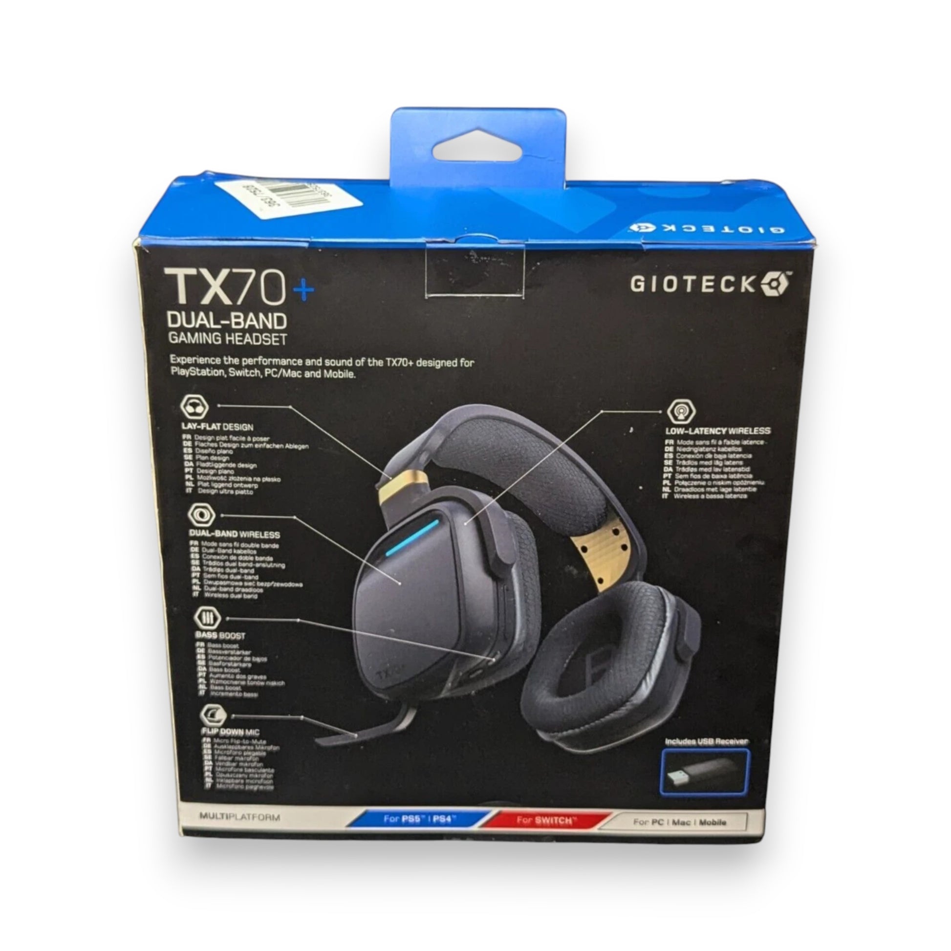 Gioteck TX70+ Wireless Gaming Headset