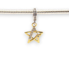 Golden Star Dangle Charm