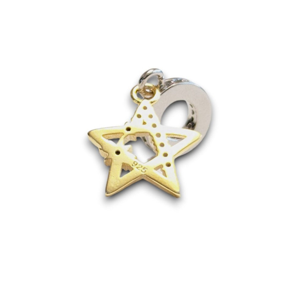 Golden Star Dangle Charm