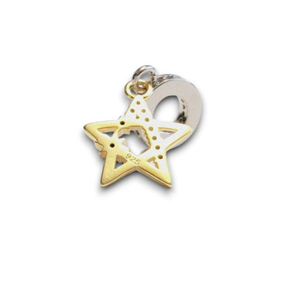 Golden Star Dangle Charm