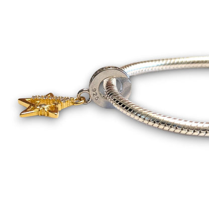 Golden Star Dangle Charm