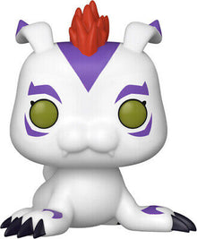Funko Pop! vinyl figure of a white creature with purple accents and a red top on a white background